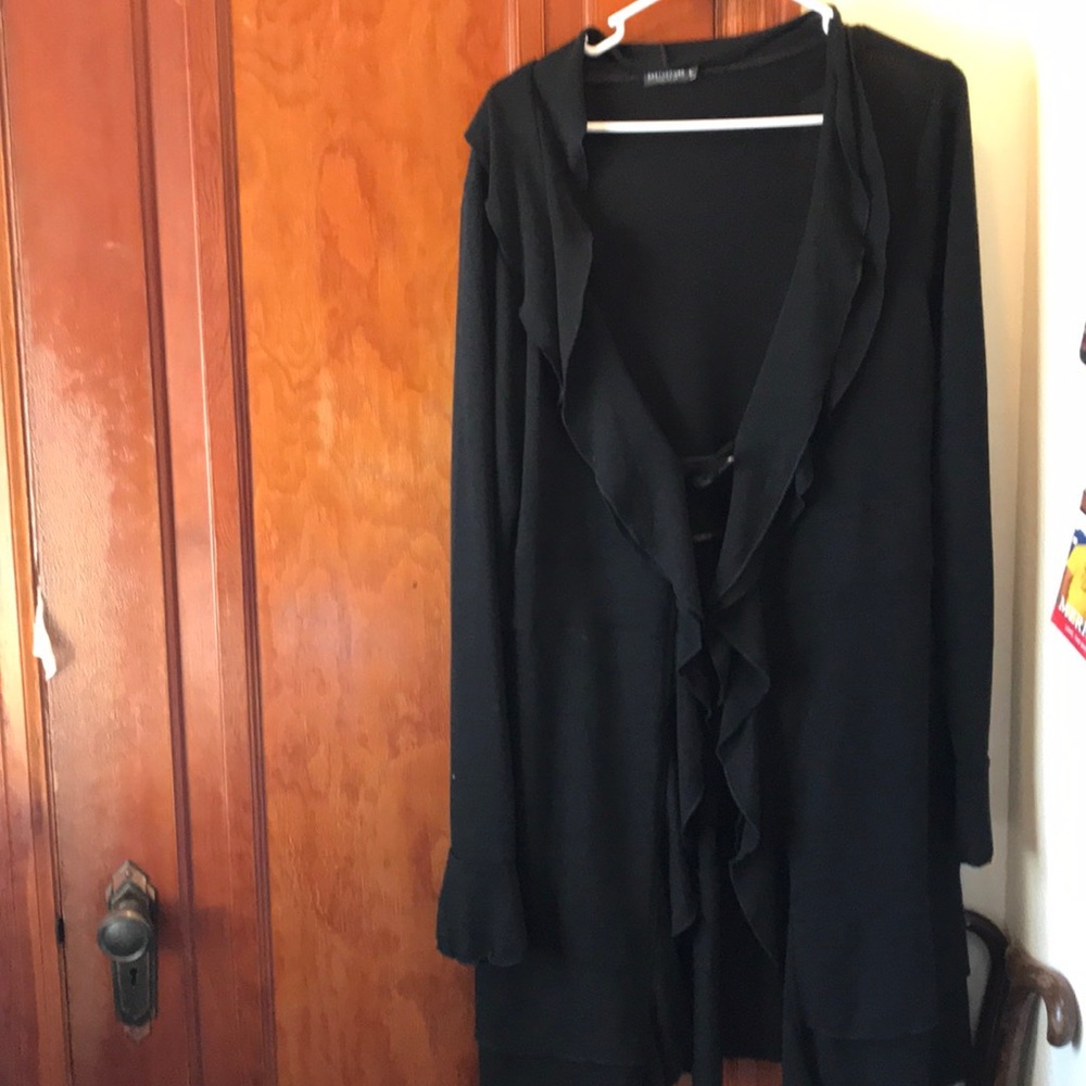 Black long sweater